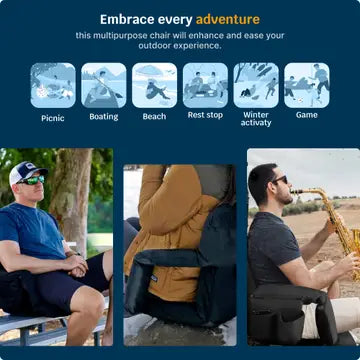 Reclining Stadium Seat with Armrests