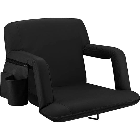 Reclining Stadium Seat with Armrests