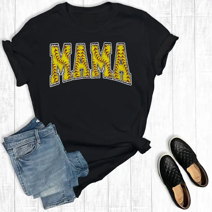 Softball Mama Graphic Tee